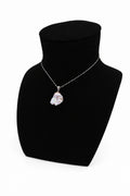 10.5-11mm Pink Freshwater Cultured Baroque Pearl Pendant Necklace - AAAA Quality