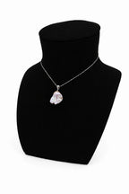 10.5-11mm Pink Freshwater Cultured Baroque Pearl Pendant Necklace - AAAA Quality