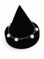 9-10mm White Freshwater Round Pearl Necklace/Bracelet - AAAA Quality